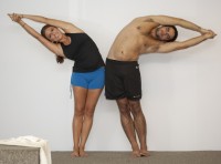 Bikram Yoga Half Moon Pose