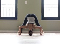 Bikram Yoga Standing Separate Leg Stretching Pose