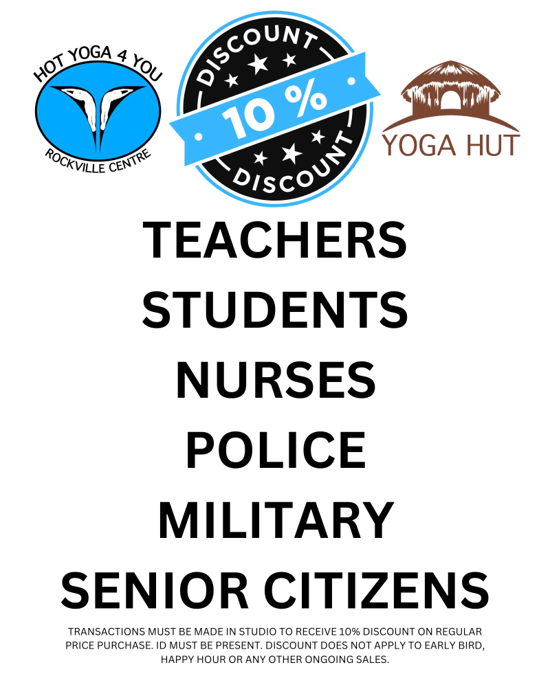 Hot Yoga 4 You RVC - 10% Discount for Select Groups